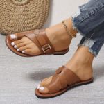 Womens Fashion Flat Heel Summer Slippers